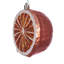 4" Orange Fruit Ornament. Each bag includes six ornaments.