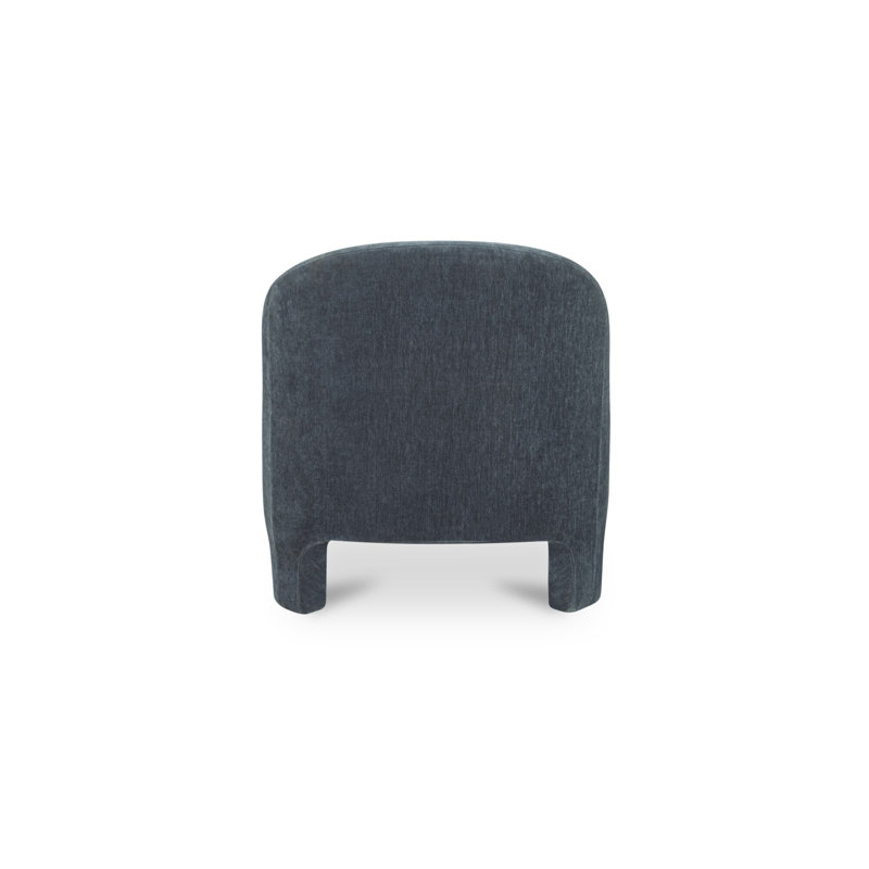 Tuva Accent Chair Toffee, Deep Ocean Performance Velvet