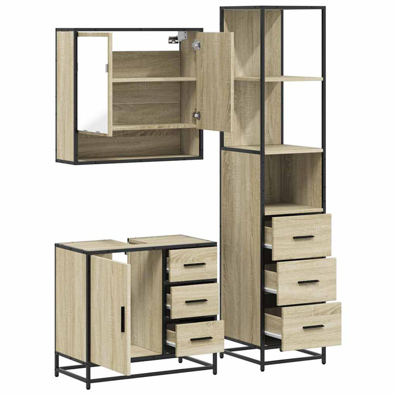 Bathroom Furniture Suite, Sonoma Oak