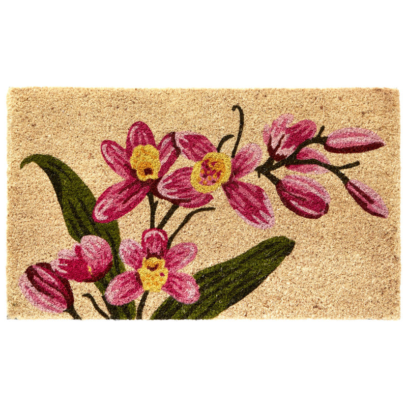 Orchid Outdoor Doormat