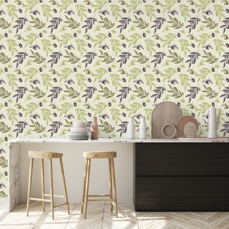 Panneau de papier peint, L 10,4 po x l 25 po, Papier