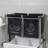 2-Tier Laundry Basket with 4 Removable Bags and Wheels