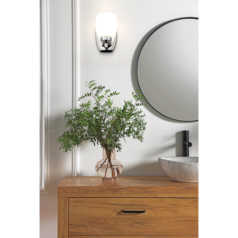 Fenella 1 Light Wall Sconce, Chrome