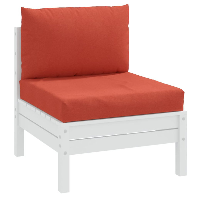 Ebern Designs Pallet Cushions 2 Pcs Fabric, Melange Red