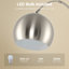 Lampe sur pied à arche 70 po avec ampoule DEL Robiul-2014354896