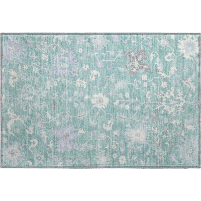 Premium Machine Washable Crestover AMF1854 Global Rug