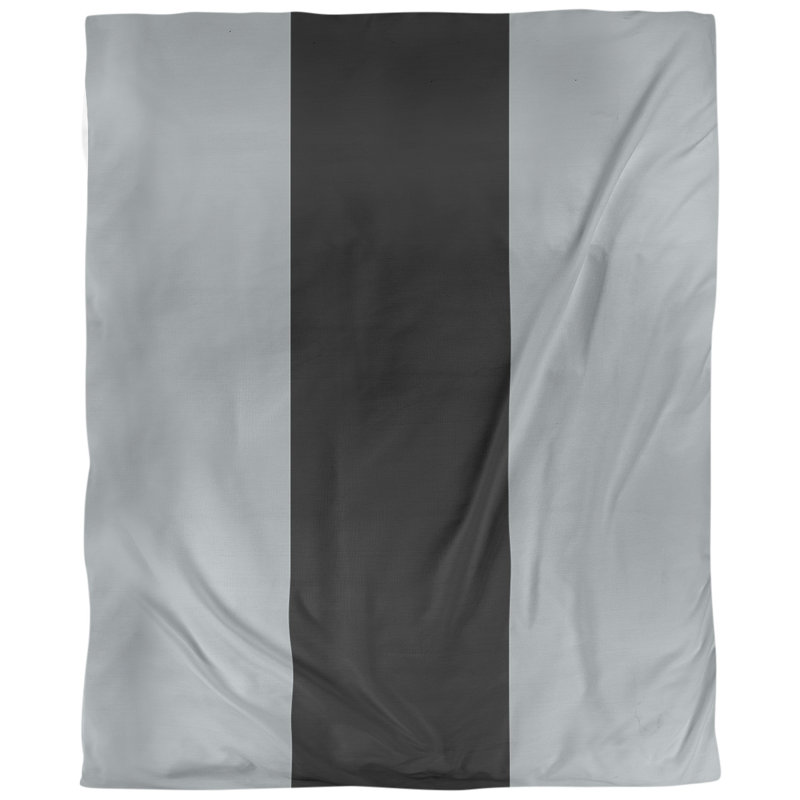 Housse de couette réversible simple baseball Detroit, Polyester brossé, Housse de couette pour lit simple