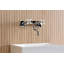 Robinet de salle de bain mural 2 trous Kingston-99099824