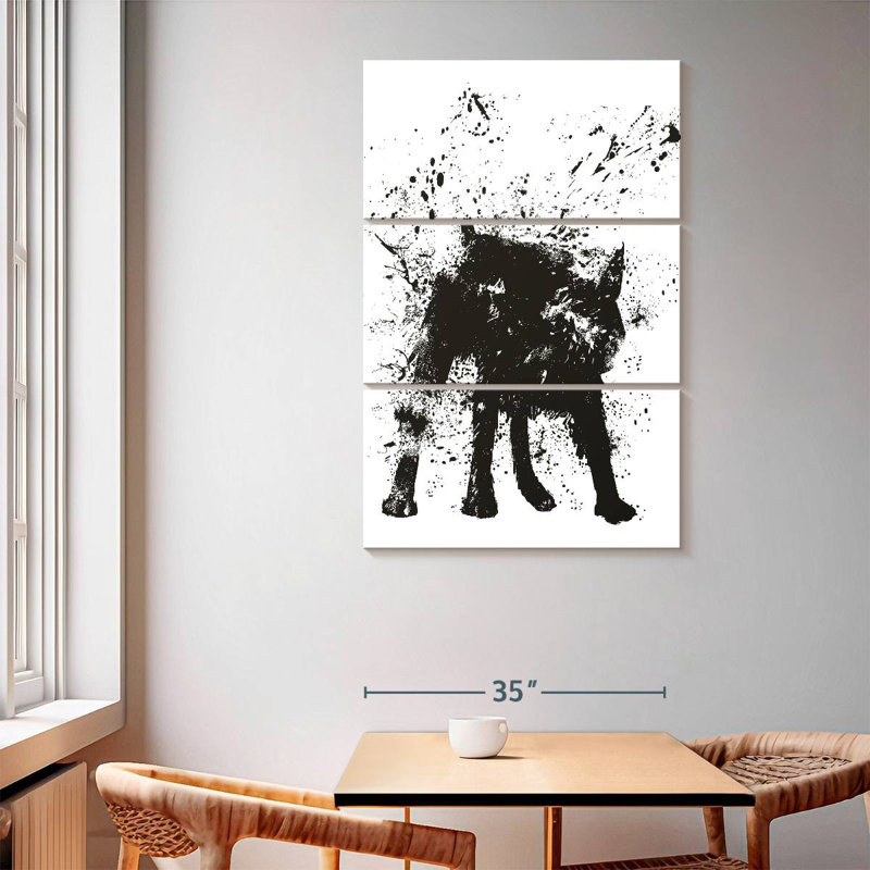 Hitzel Wet Dog, 65" H x 42" W