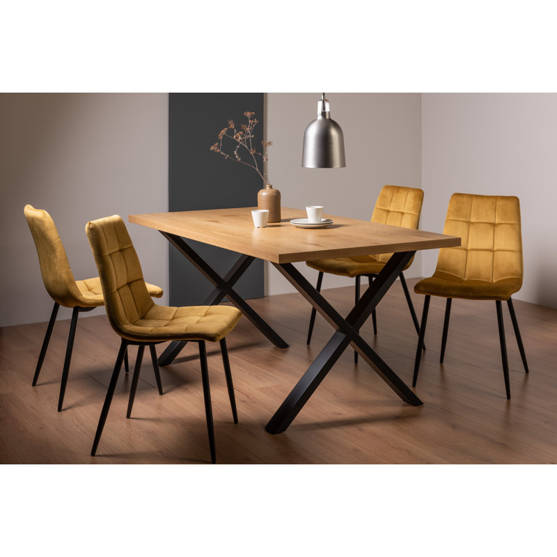 4 - Person Dining Set, Mustard