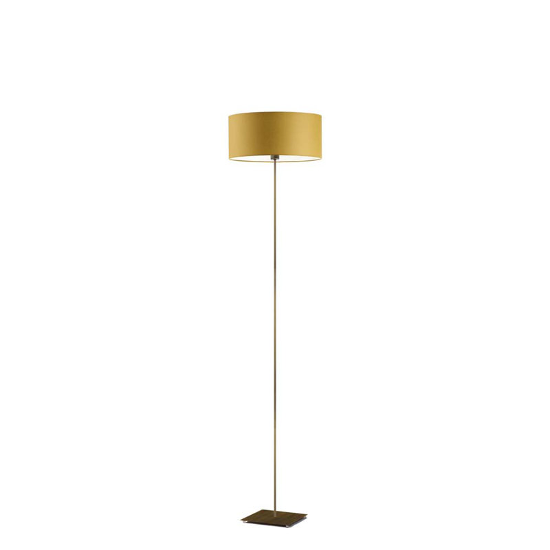 Ayania 150cm Traditional Floor Lamp, Mustard, Antique Gold