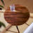 Solid Wood End Table, Modern Side Table with FSC Certified Wood & Knotted Metal Frame, Small Accent Couch Sofa Side Table for Living Room Bedroom, Walnut-105033482
