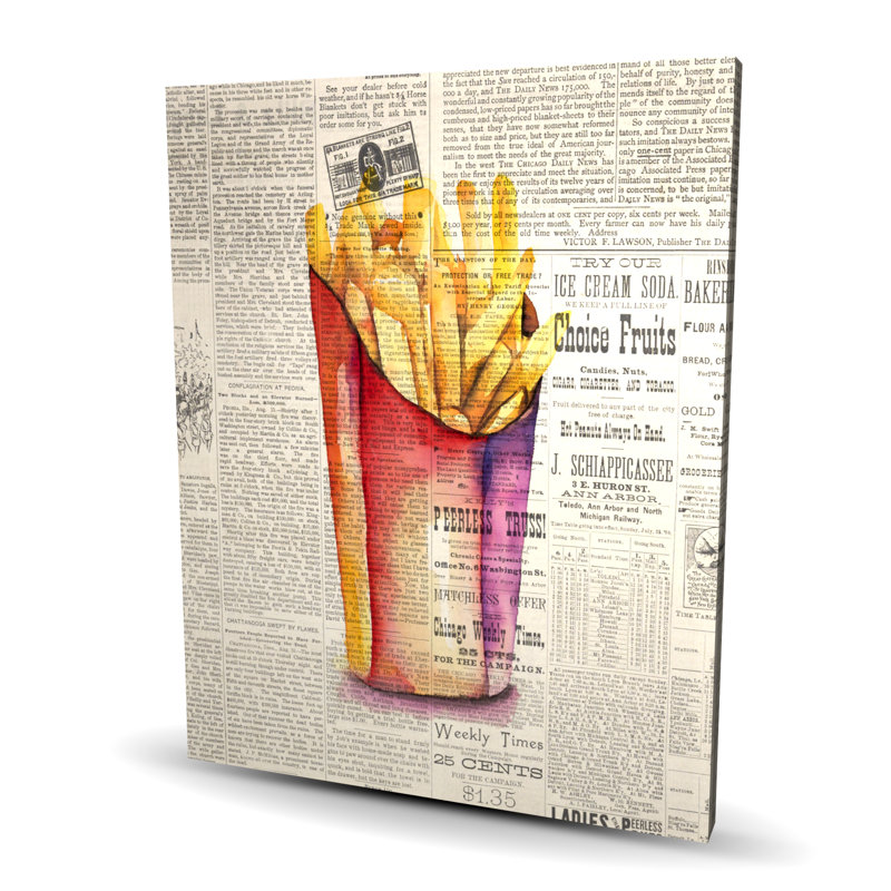 Toile frites style rétro - cuisine beige