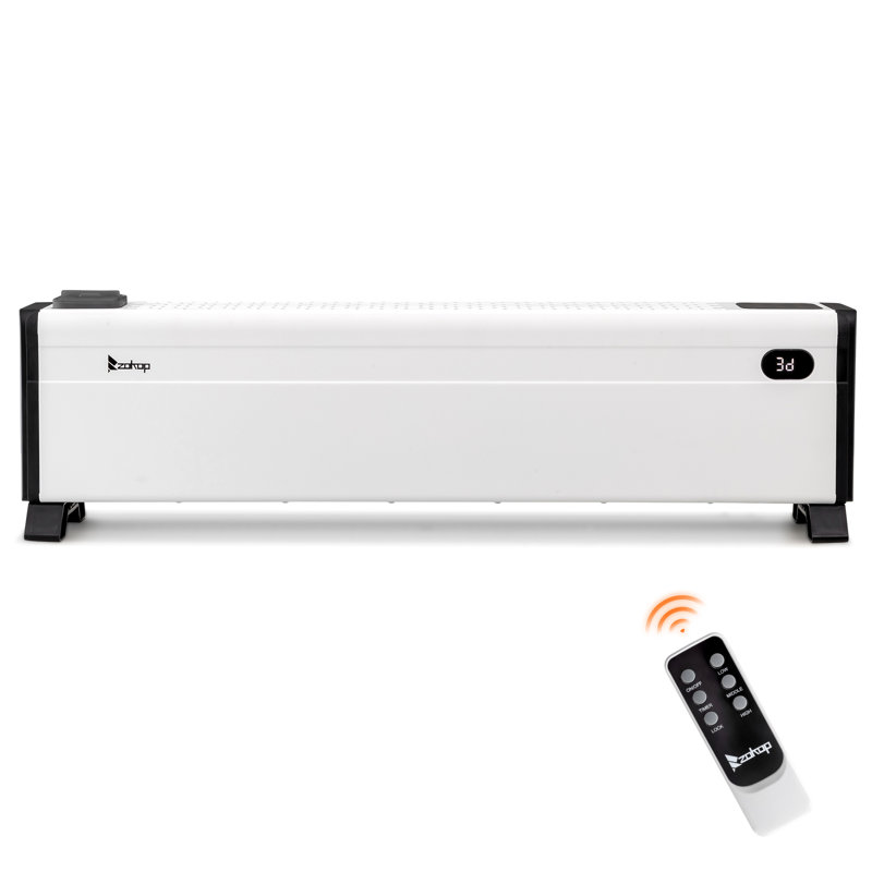 32 po Plinthe chauffante 1500 watts avec télécommande