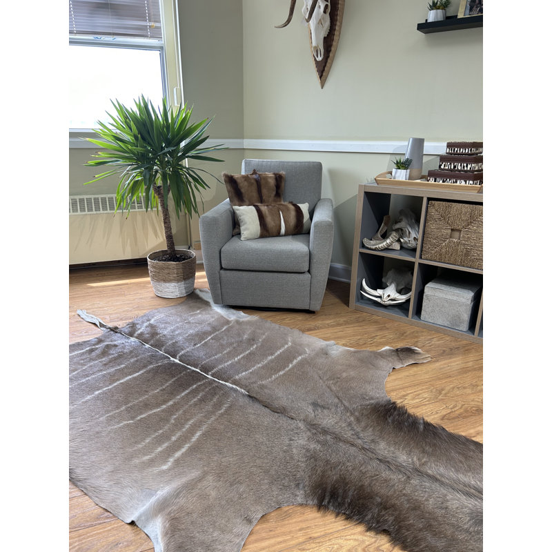 Handmade Real Kudu Skin Rug