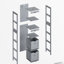 Armoire à linge autoportante Oxfordshire-536384263-536384261