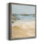 «Tranquil Beach I», toile encadrée de qualité supérieure - prête à être accrochée-852913383-852913384