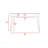 Industrial Style Baxter 140 Desk With One Shelf, Four Metal Legs, And Glass Top For Modern Workspaces