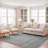 Fitzwater Natural Fiber Hand Woven Jute Striped Rug-717864251