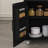 Multifunctional Kitchen Island With Marble & Mdf, Space-saving Dining Solution