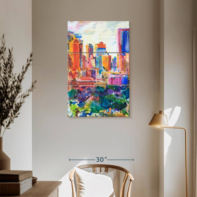 Central Park West, H 57 po x l 36 po