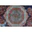 High-Quality Hand-Knotted Red And Navy Area Rug