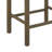 Victor Backless Solid Wood Counterstool With Rattan Woven Cane Seat, Medium Brown