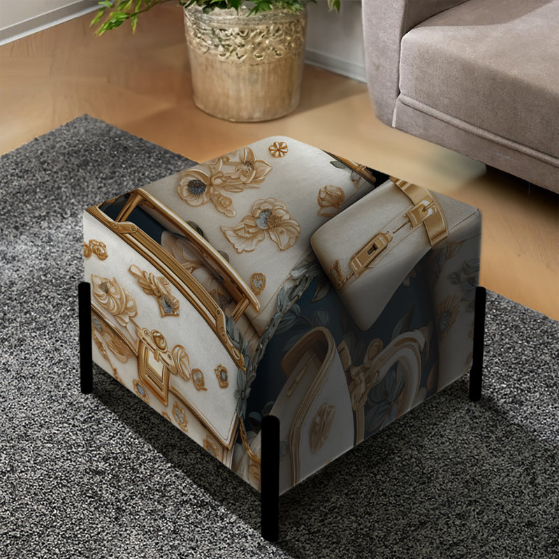Deltell - Repose-pieds carré Glam