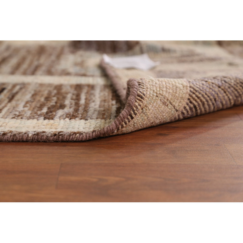Tapis turc Oushak en laine à teinture végétale 7 x 10