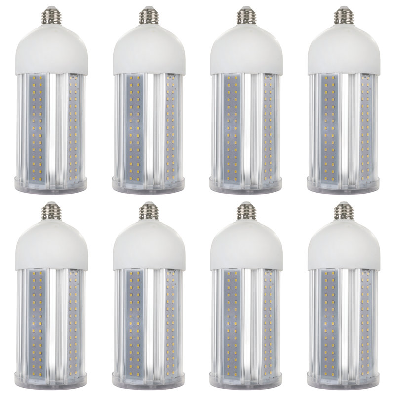 10,000 Lumen 100W, 500W Equivalent, 5000K Daylight LED Corn Cob Bulb, E26/Medium (Standard) 