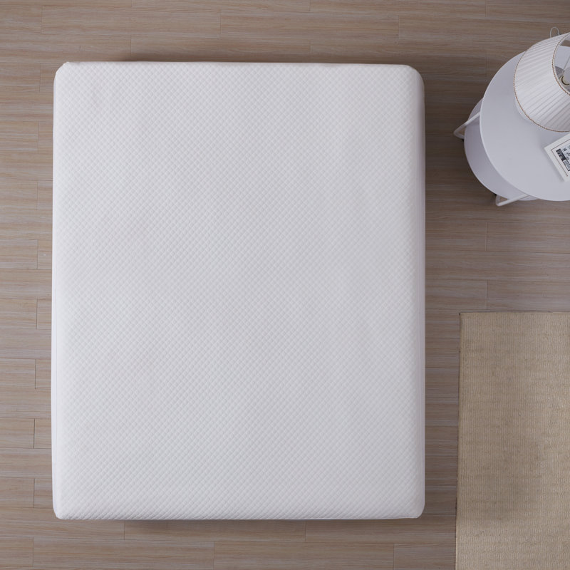 Queen White Waterproof Vinyl Fitted Mattress Protector
