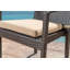 Chaise de patio avec coussin Aeronwy