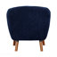 Fauteuil d'appoint de style Mid-Century moderne de 30 po avec revêtement en tissu texturé Jakyan, Jakyan-45197288