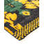 Tapis noir / vert / jaune / bleu noué à la main de conception unique 5 pi 1 po x 7 pi 10 po Urbo