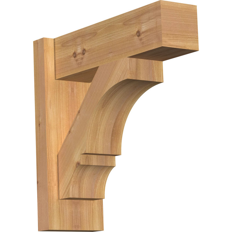 Bloc balboa rustique en bois rustique, P 16 po x H 16 po, Sapin Douglas de 8 po (sciage brut)