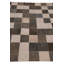Tapis noir et beige Nakayama