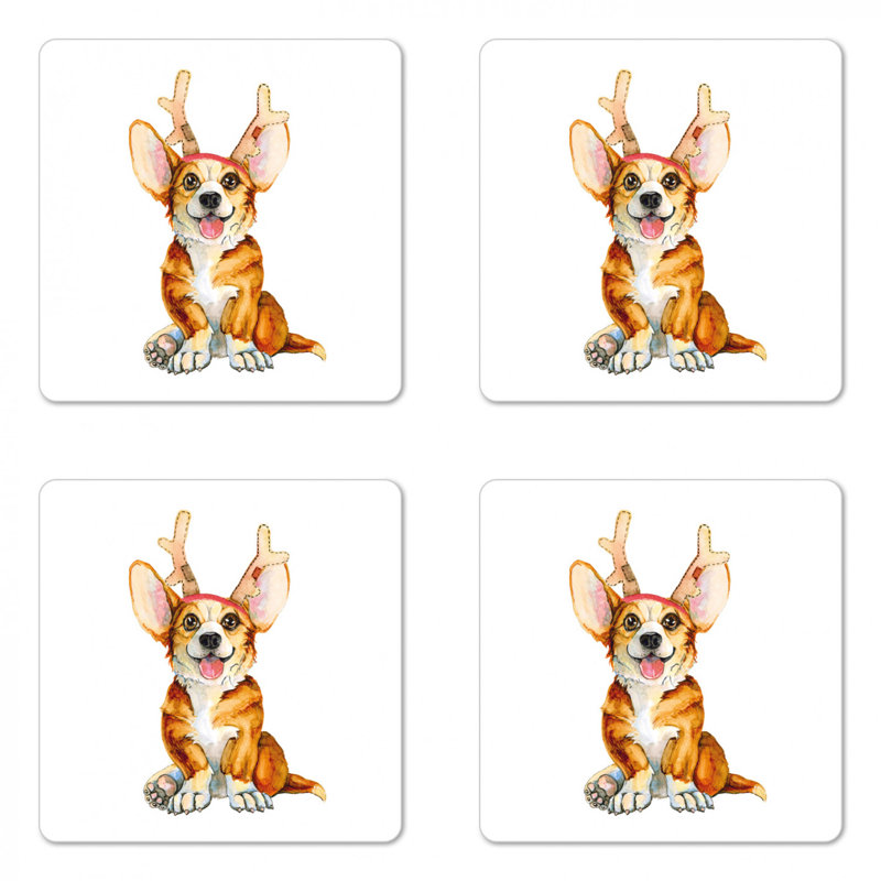 Sous-verre chiot