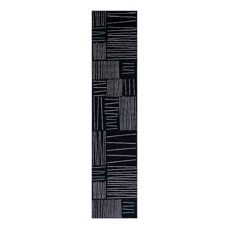 Anaka Geometric Indoor Rug, Runner 2'7" x 12'