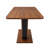Modern Extendable Rectangular Dining Table for Small Spaces with Space Saving Design and Sturdy Construction.