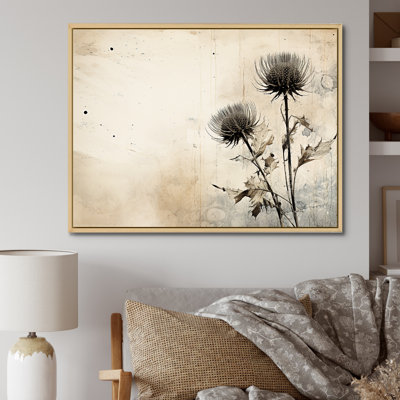 " Minimalism Thistle "
