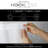 Hookless Waffle Shower Curtain, 3-in-1 Shower Curtain with Sheer Top Window and Flex-on Rings, It's a Snap! Fabric Liner with Magnets, 71 In Wide x 74 In Long-107233145