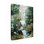 Art mural sur toile tendue - "Verdant Profondeurs I" de Melissa Wang, décoration murale pour le salon, la chambre à coucher ou le bureau - 14 x 19