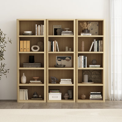 Bibliothèque moderne à 5 tablettes H 79 po x l 28 po Rivington