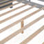 Lit double en bois avec 2 tiroirs et tablette de rangement, pour les chambres d'enfants et les solutions d'économie d'espace.-2114210990-2114210989