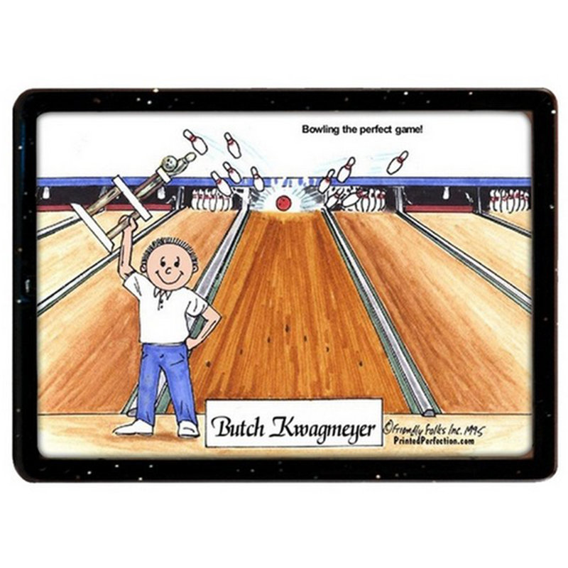 Bowling personnalisé - aimant en acrylique pour homme - excellent cadeau!, Oui