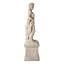 Ensemble de statue et de plinthe déesses des quatre saisons
