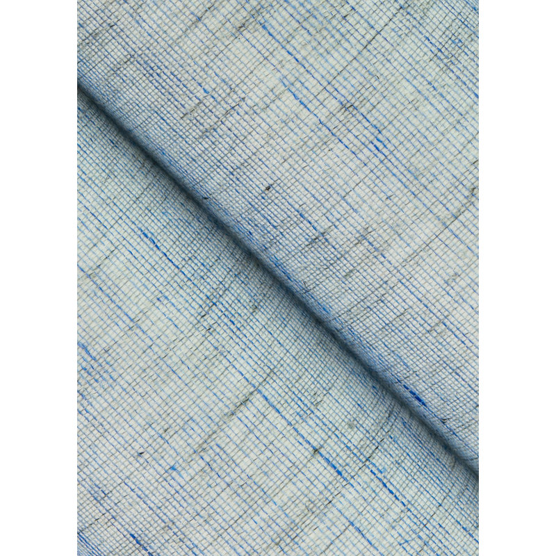 Twine Grass Cloth Wallpaper, Blue