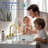 Durable Lead-Free Dual Handle Bathroom Faucet with 360° Swivel and Water-Saving Aerator, Easy to Install and Maintain.-115593440
