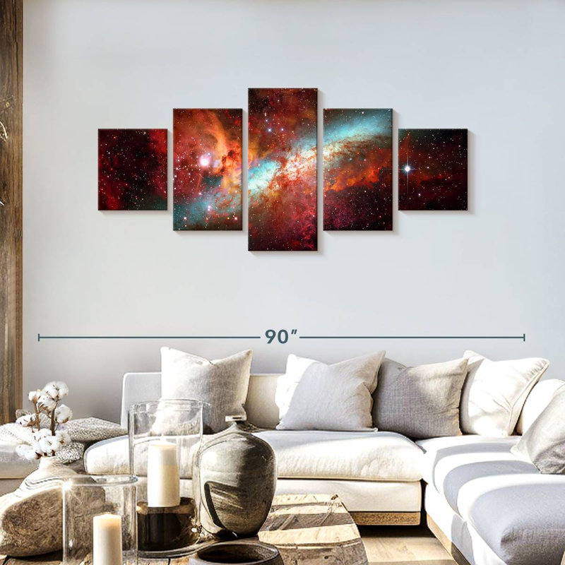 Galaxy Nebula, 30" H x 68" W