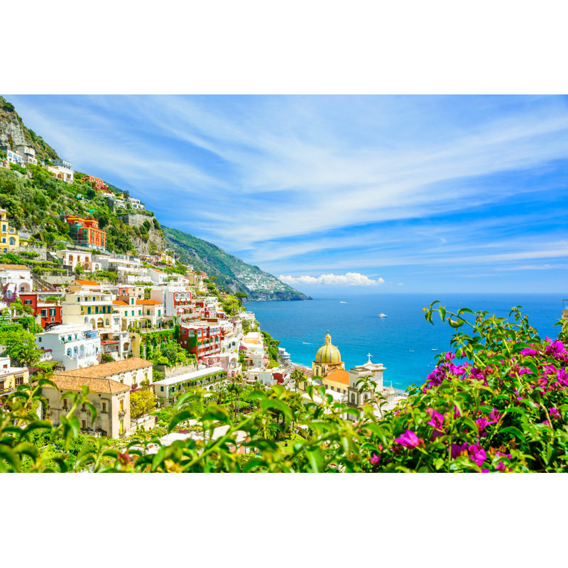 View On Positano by Samael334 - Wrapped Canvas Print, 20cm H x 30cm W
